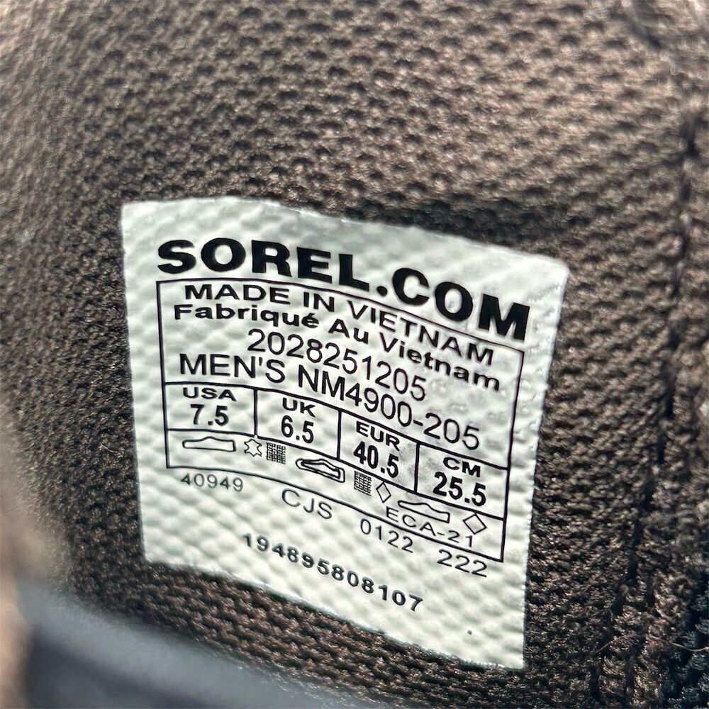 Sorel Men's Chelsea Brown Suede Leather Waterproof Boots Size 7.5 Comfort - Picture 12 of 13